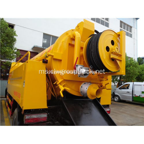 4x2 Suction Sewer Cleaning Sewage Tanker Truck